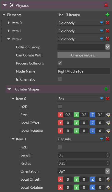 Physics Inline Shapes